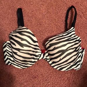 Self Expressions Zebra style Bra